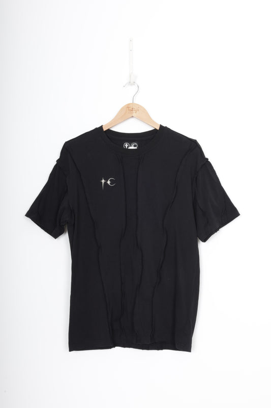 Thug club Womens Black T-shirt Size 3