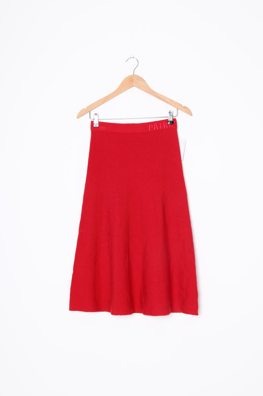 Patrizia Pepe Womens Red Skirt Size 0