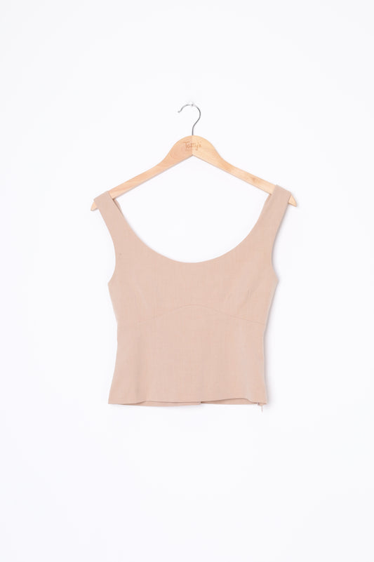 Ruby Womens Beige Top Size 6