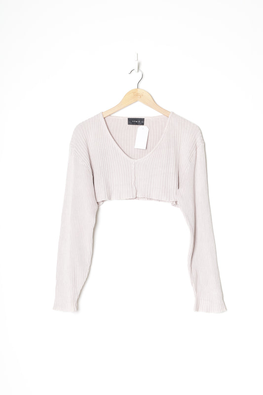 Nom D. Womens Beige Top Size M