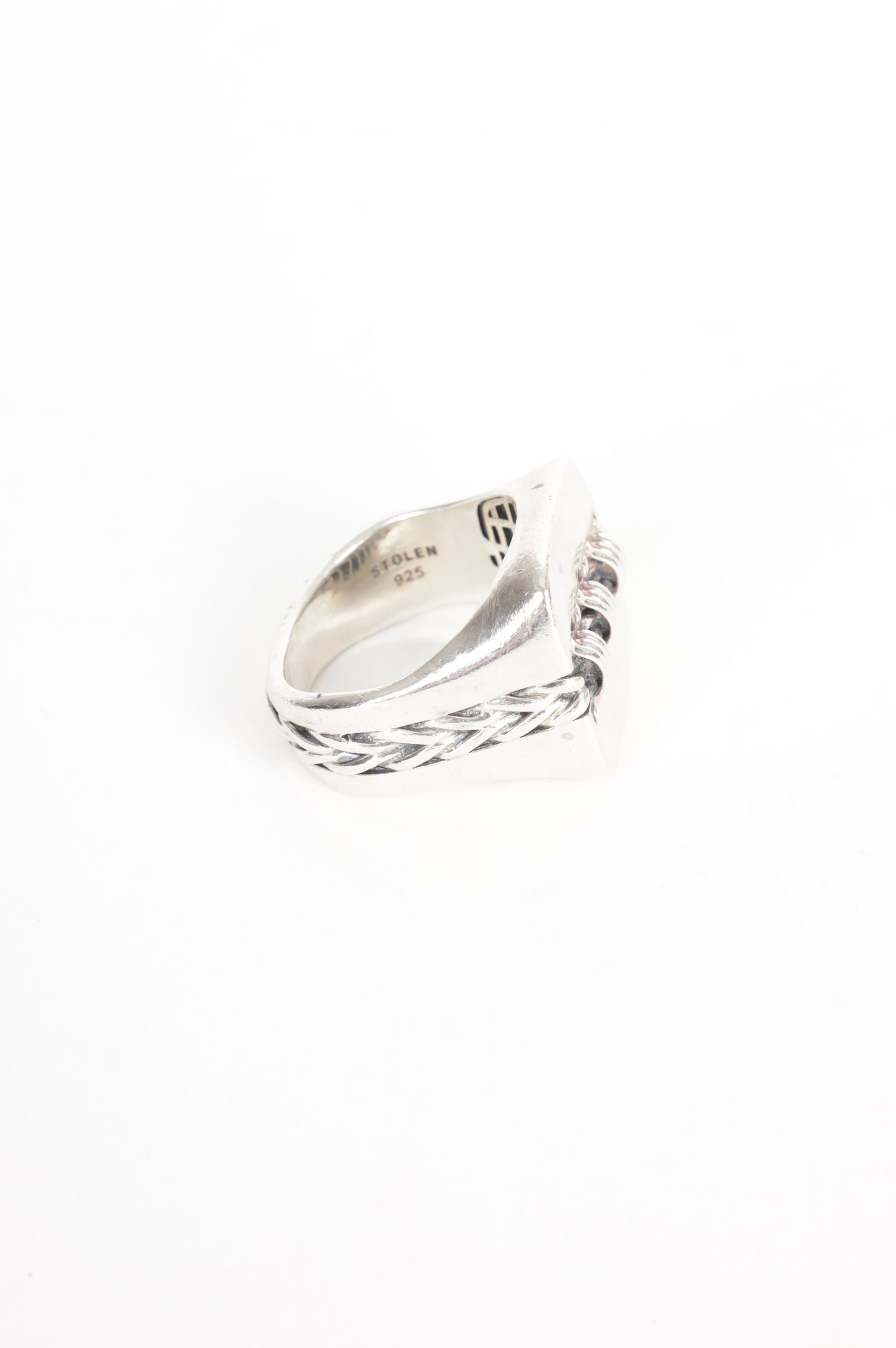 Stolen Girfriends Club Womens Silver Ring Size US 10