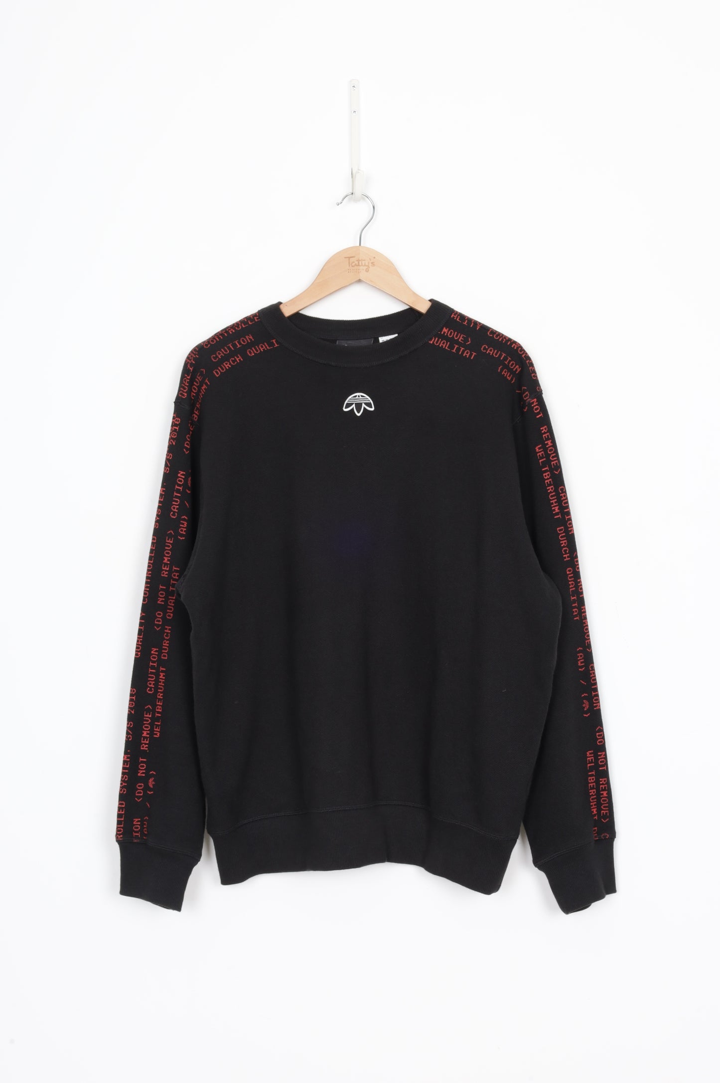 Adidas x Alexander Wang Mens Black Sweatshirt Size S