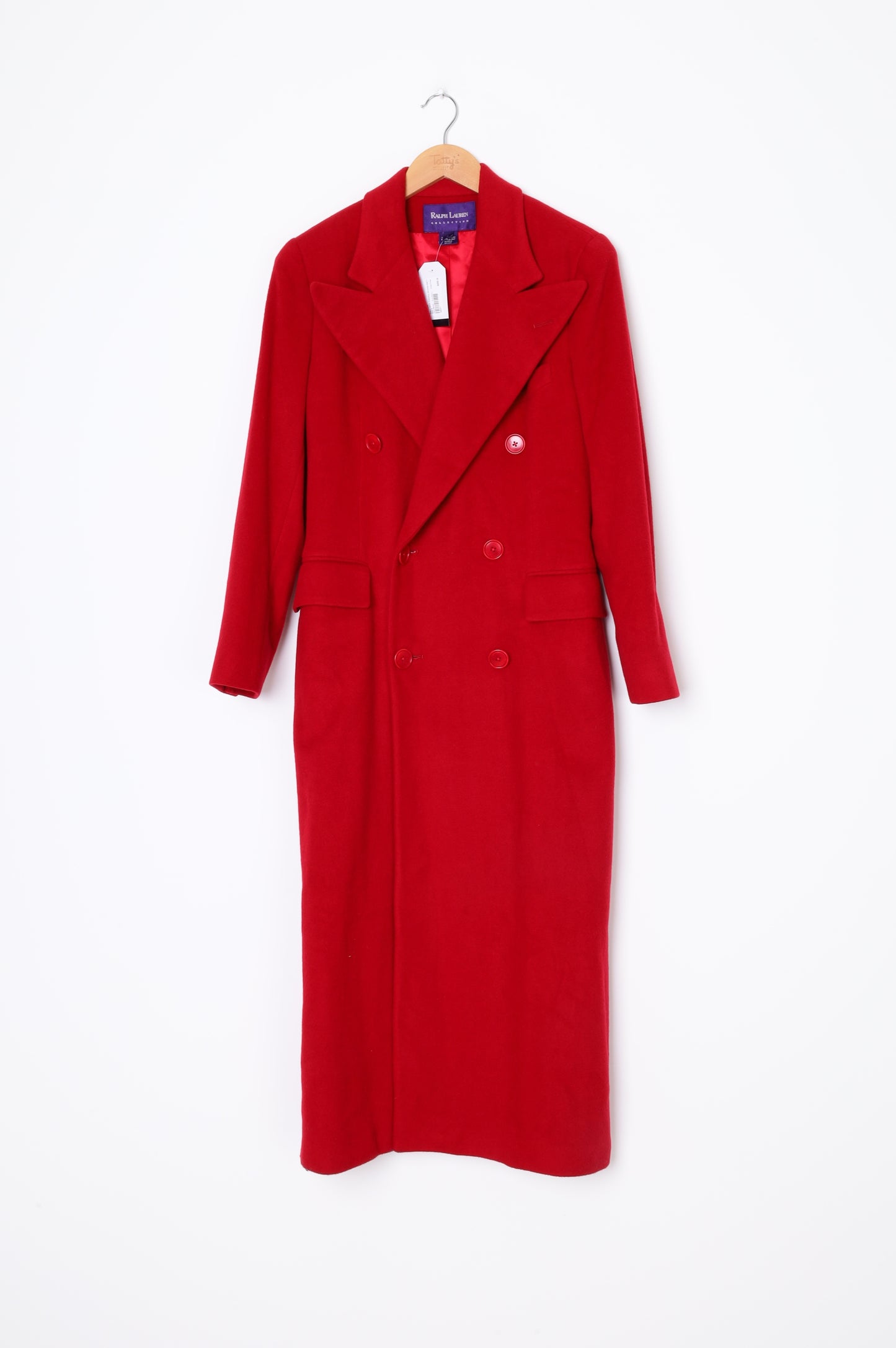 Ralph Lauren Collection Womens Red Coat Size S