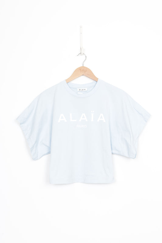 Alaia Womens Blue T-shirt Size 38