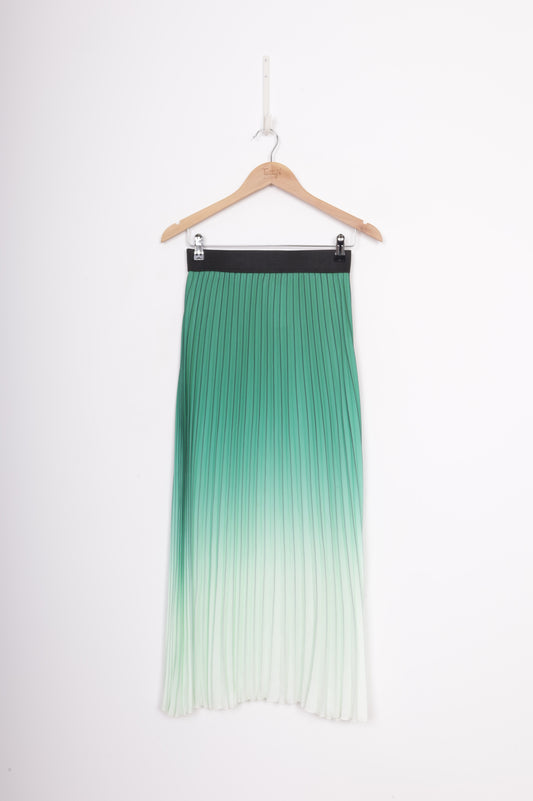 Maje Womens Green Maxi Skirt Size 1