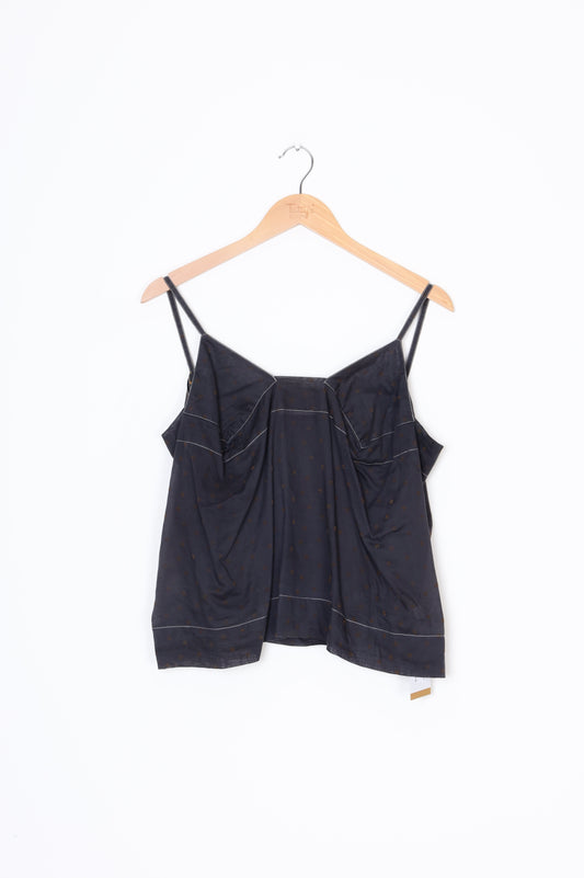 Miss Crabb Womens Grey Top Size O/S