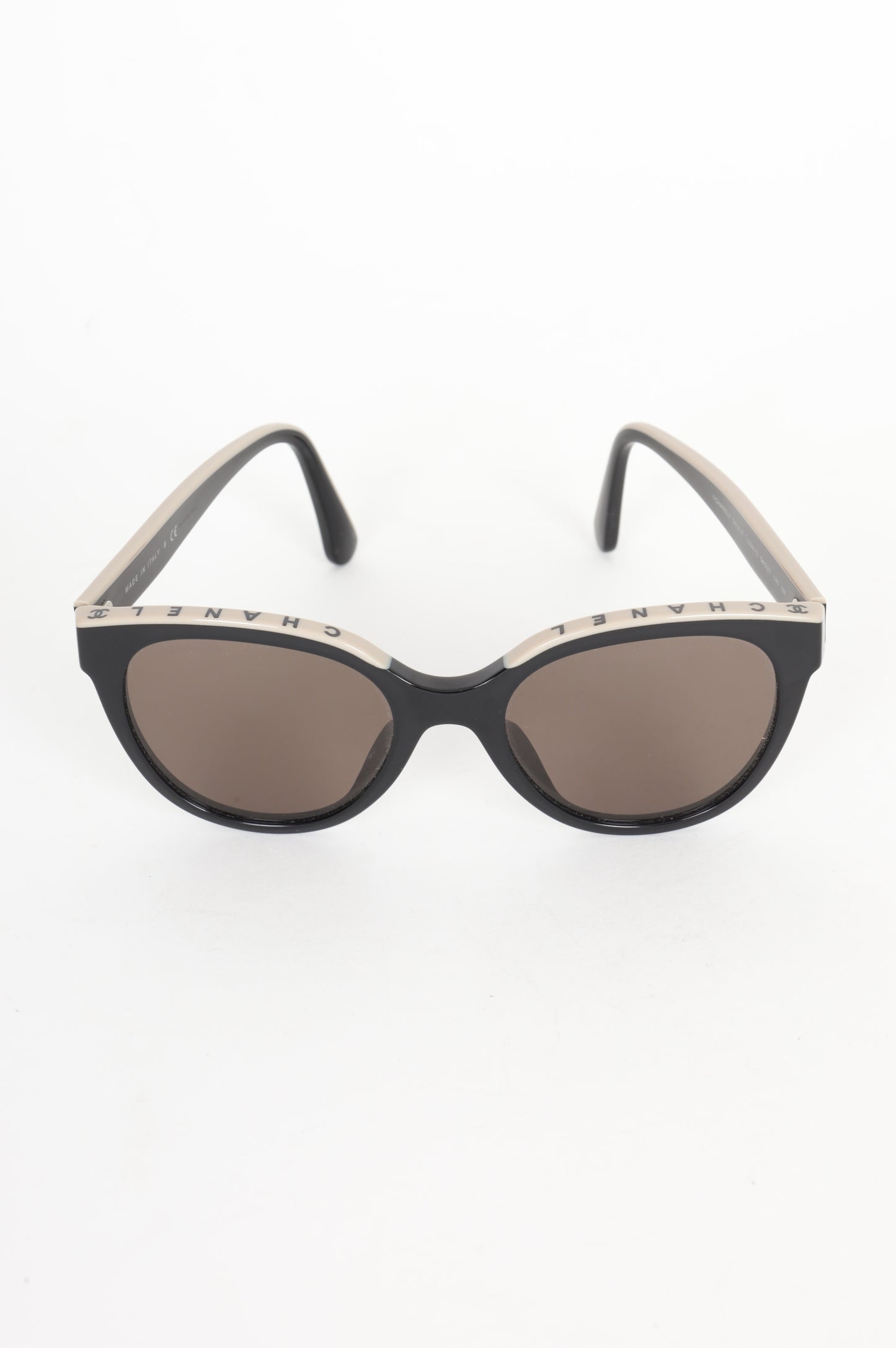 Chanel Womens Black Sunglasses Size O/S