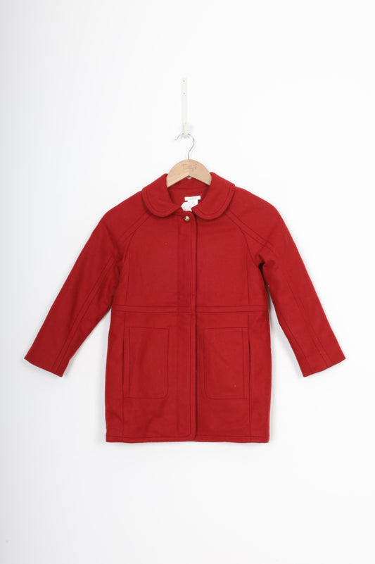 Chloe Kids Red Coat Size 8 YO