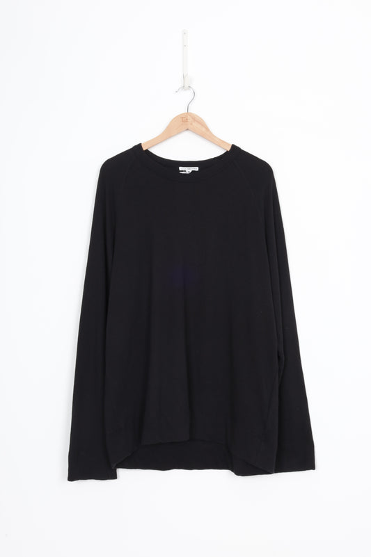 Standard James Perse Mens Black Sweatshirt Size XL