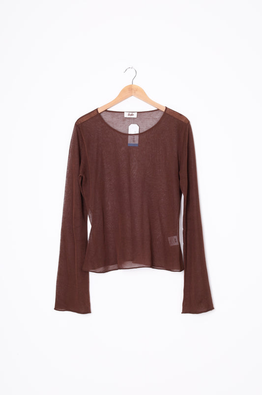 Liido Womens Brown Top Size M