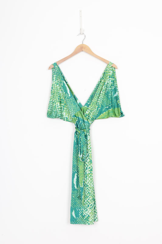 Diane von Furstenberg Womens Green Dress Size 6