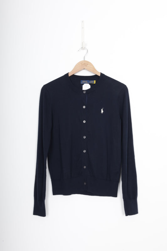 Polo Ralph Lauren Womens Blue Cardigan Size S