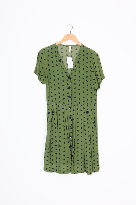 Sylvester Womens Green Dress Size M