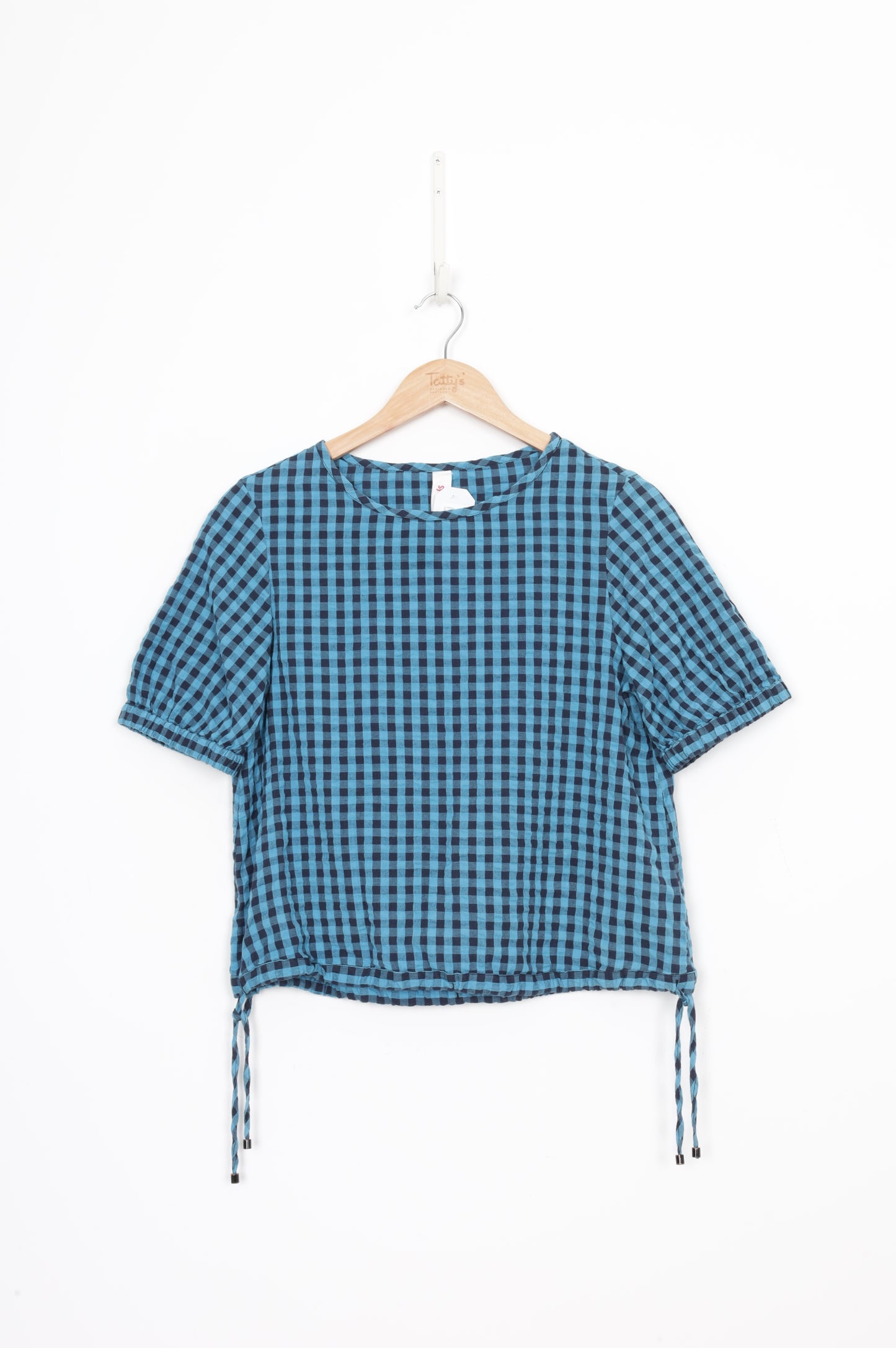 Sylvester Womens Blue Top Size 8