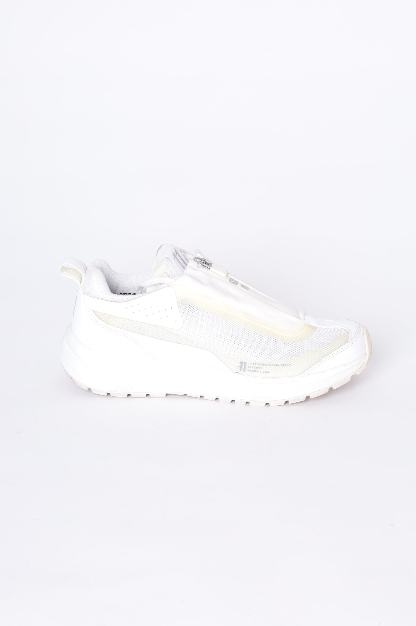 11 by Boris Bidjan x Salomon Unisex White Sneakers Size EU 41