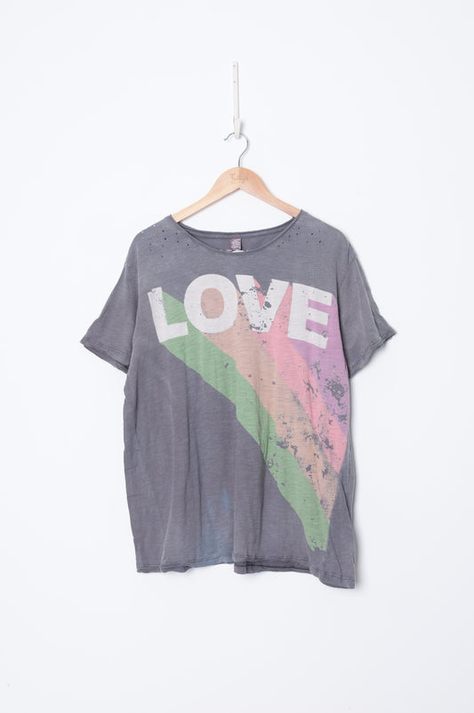 Magnolia Pearl Womens Grey T-shirt Size O/S