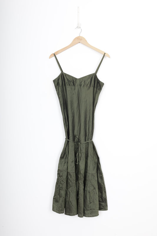 Anna Thomas Womens Green Dress Size 10