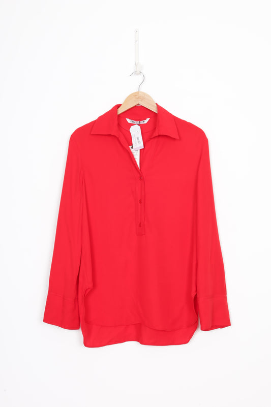 Zara Womens Red Blouse Size M