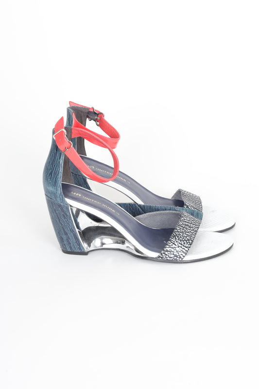 United Nude Womens Blue Heels Size EU 40