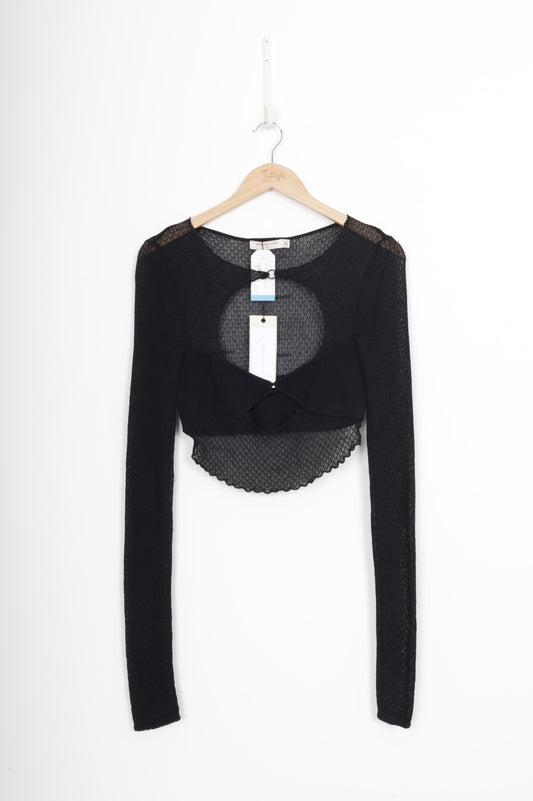Bec + Bridge Womens Black Top Size S