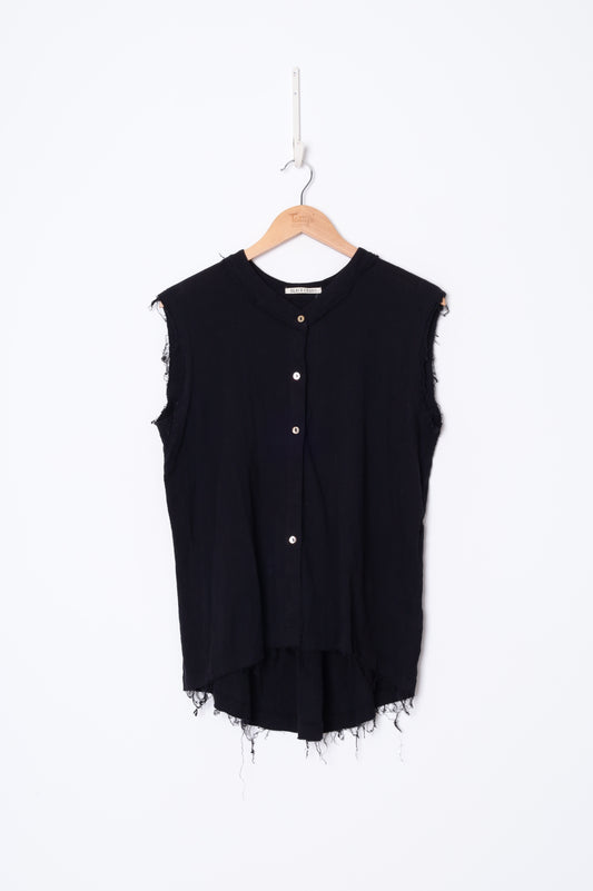 Black Crane Womens Black Shirt Size S