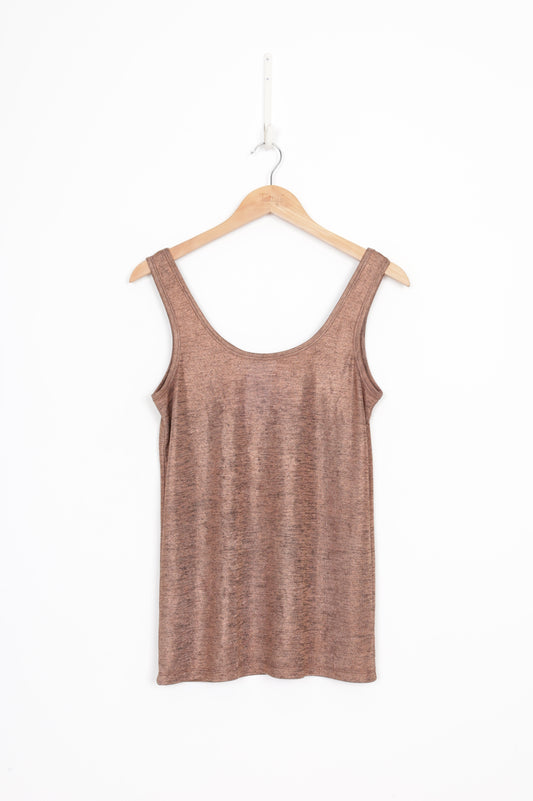 Bread & Butter by Moochi Womens Brown Singlet Size 14