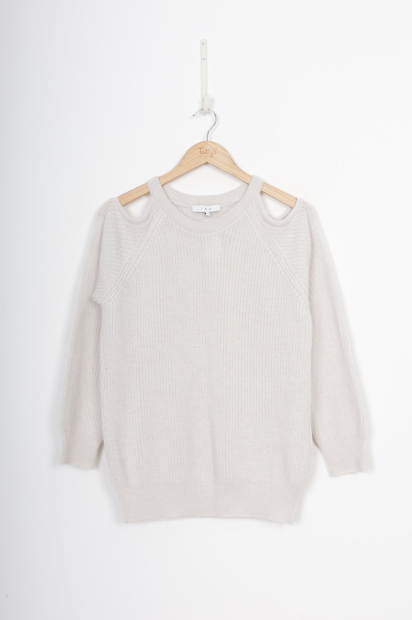 IRO Womens Cream Jumper Size S