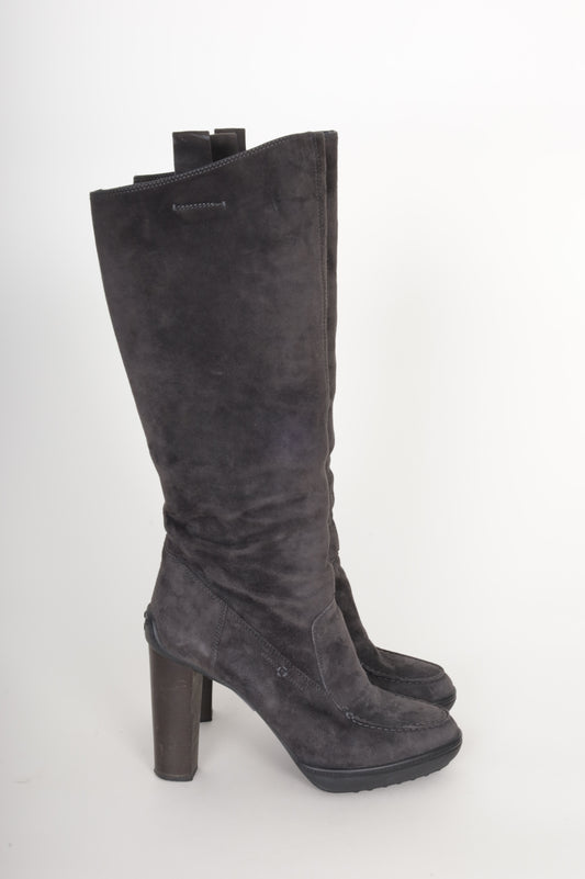 Tod's Womens Grey Boots  Size EU 40