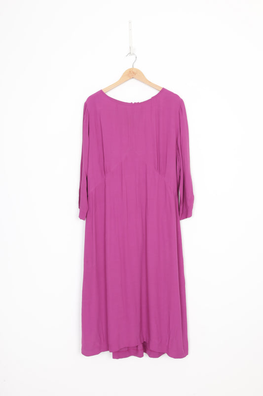 Carlson Womens Purple Dress Size 14