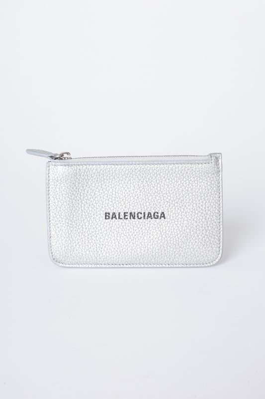 Balenciaga Womens Silver Wallet Size O/S