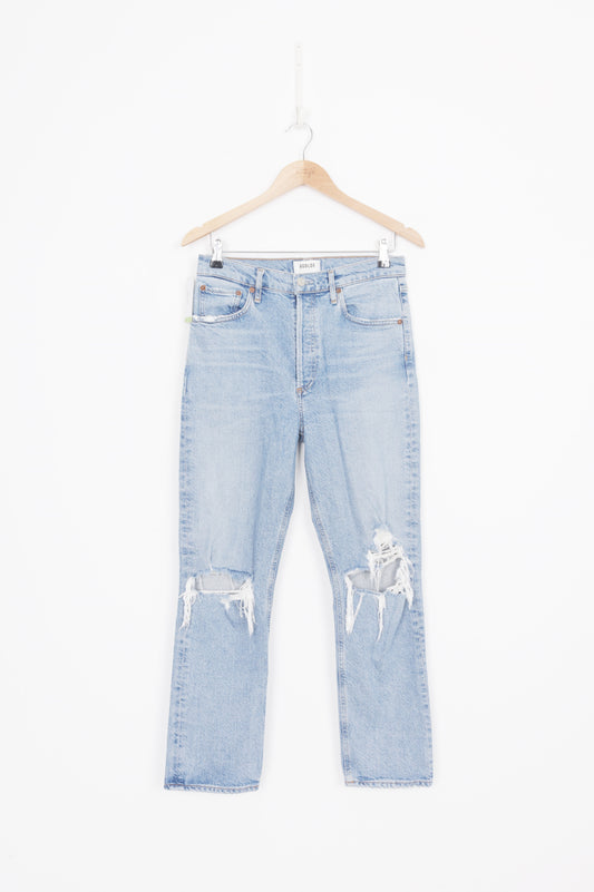 AGOLDE Womens Blue Jeans Size W 28