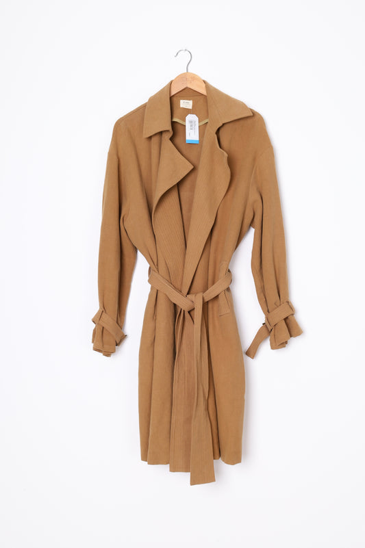 St Agni Womens Brown Coat Size M