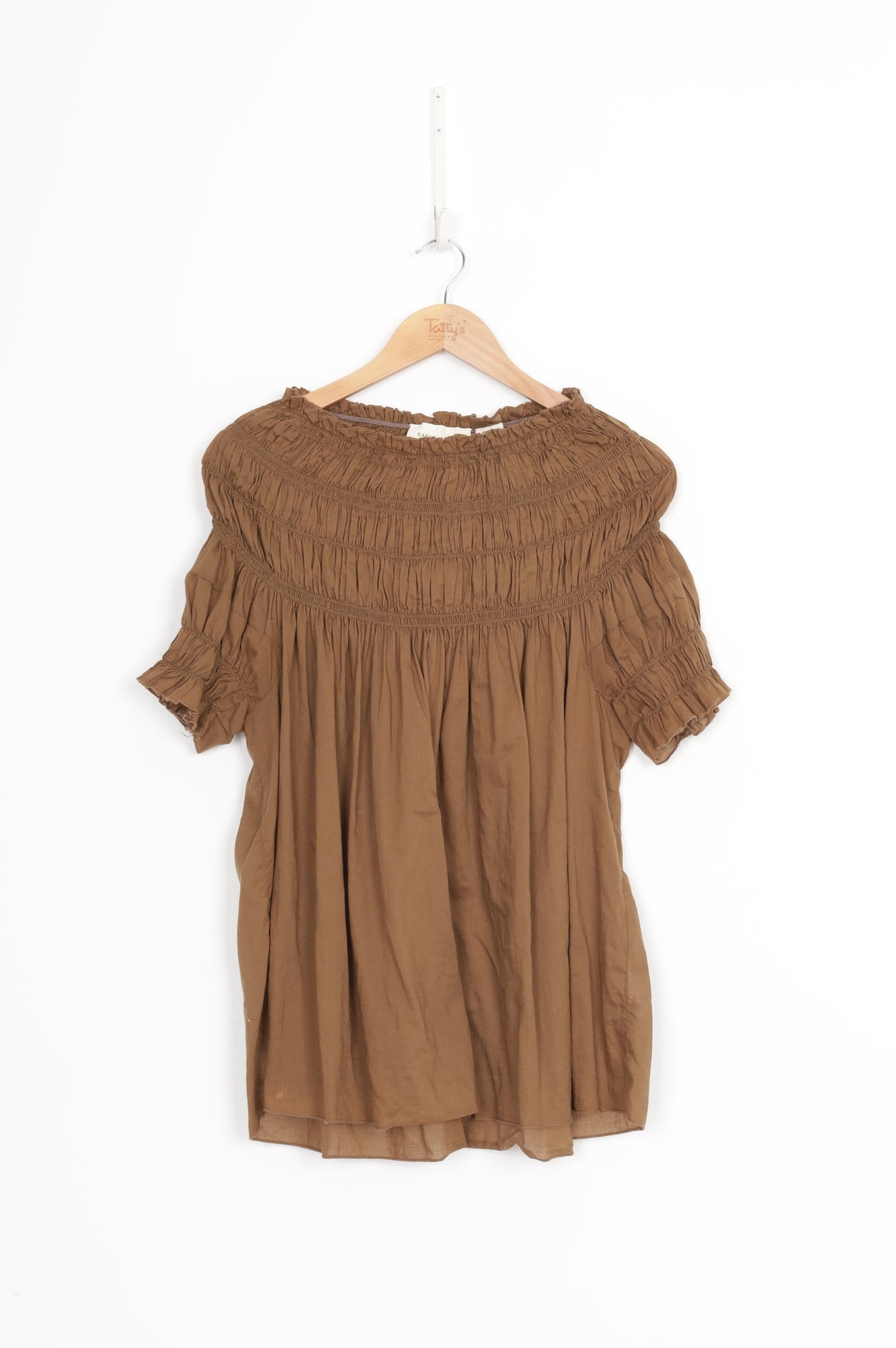 Karen Walker Womens Brown Top Size 8