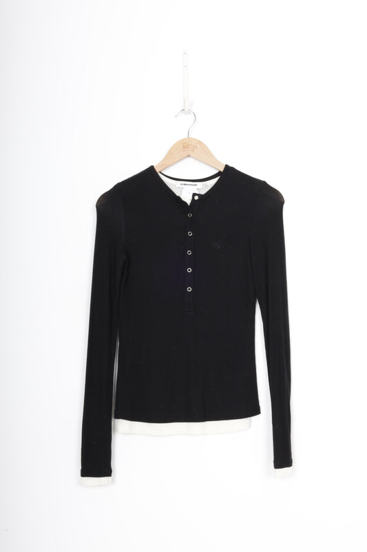 Climaxvision Womens Black Top Size S