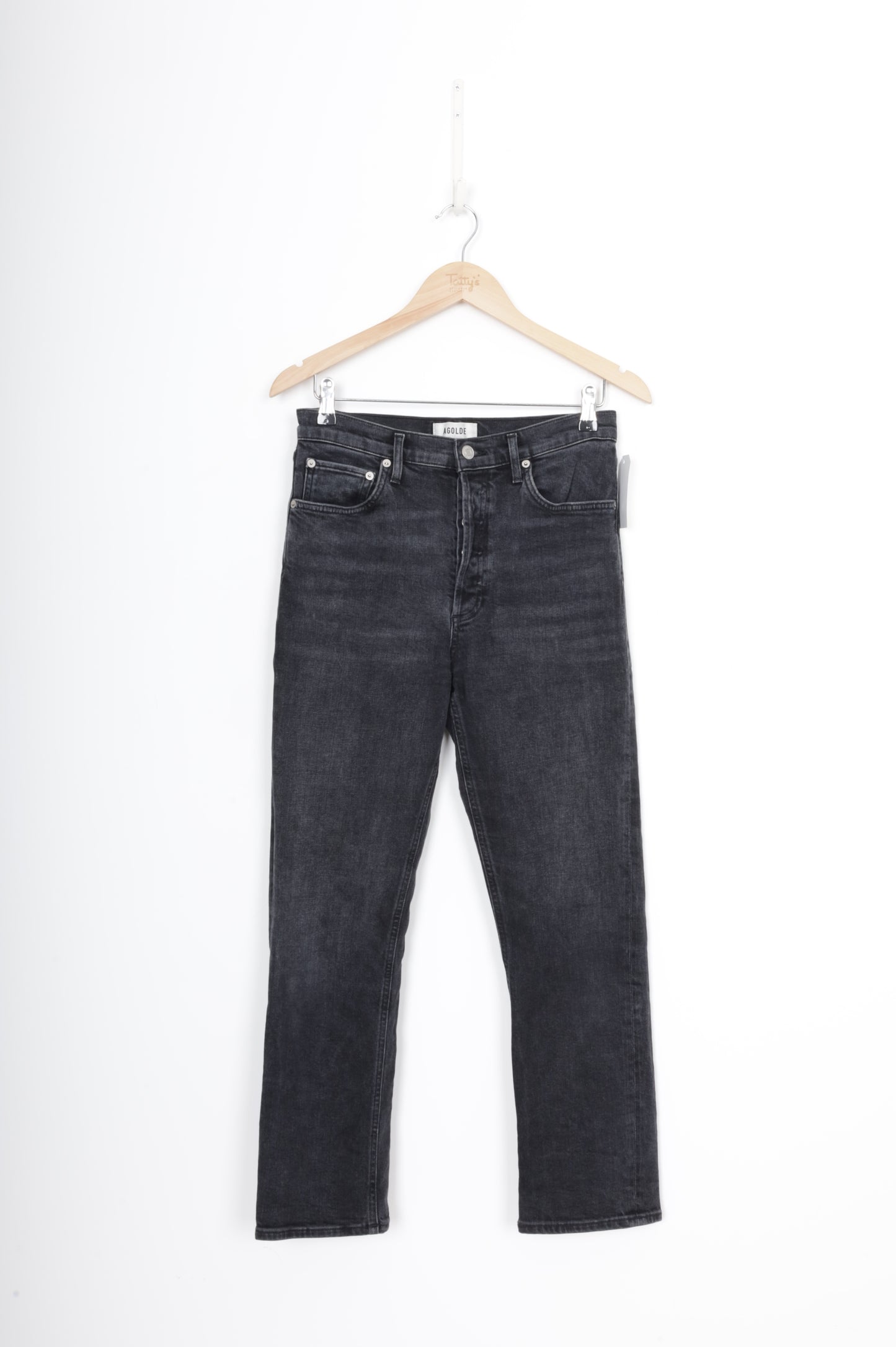 AGOLDE Womens Black Jeans Size W 28