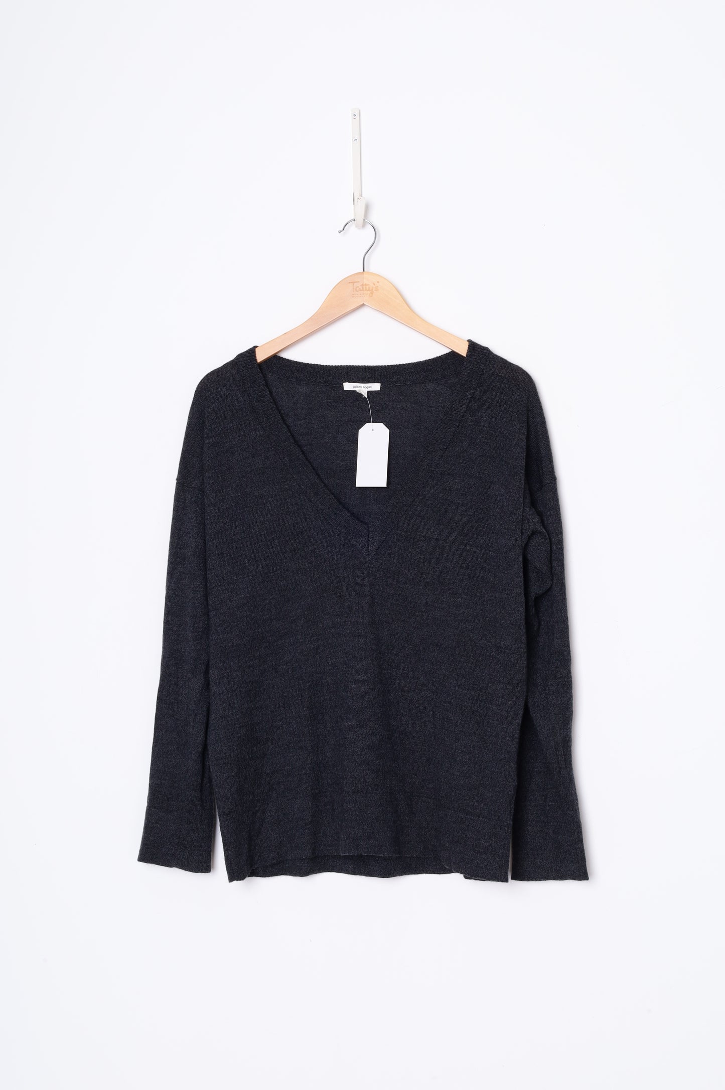 Juliette Hogan Womens Grey Jumper Size S