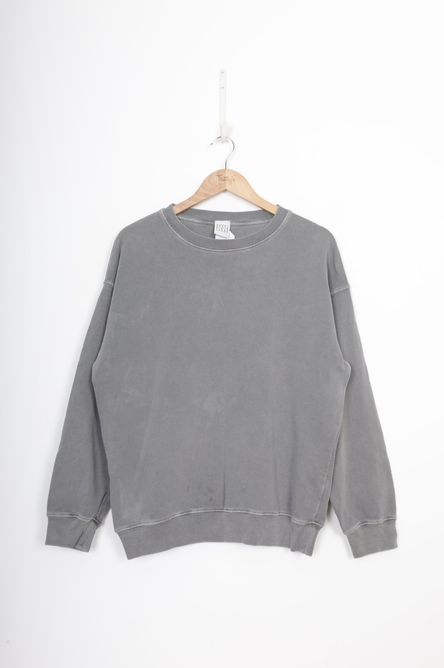 Henne Womens Grey Sweatshirt Size S