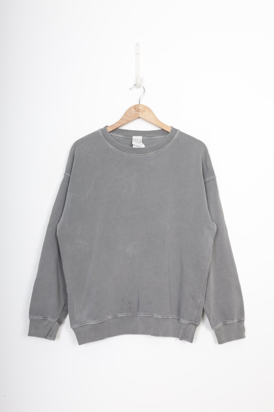 Henne Womens Grey Sweatshirt Size S