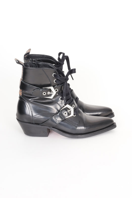 Scotch & Soda Womens Black Boots  Size EU 36