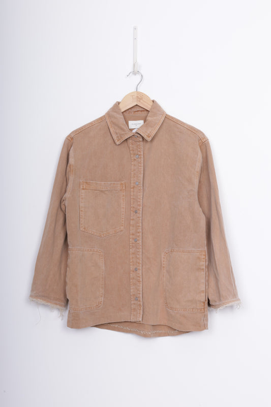Nude Lucy Womens Brown Jacket Size XS
