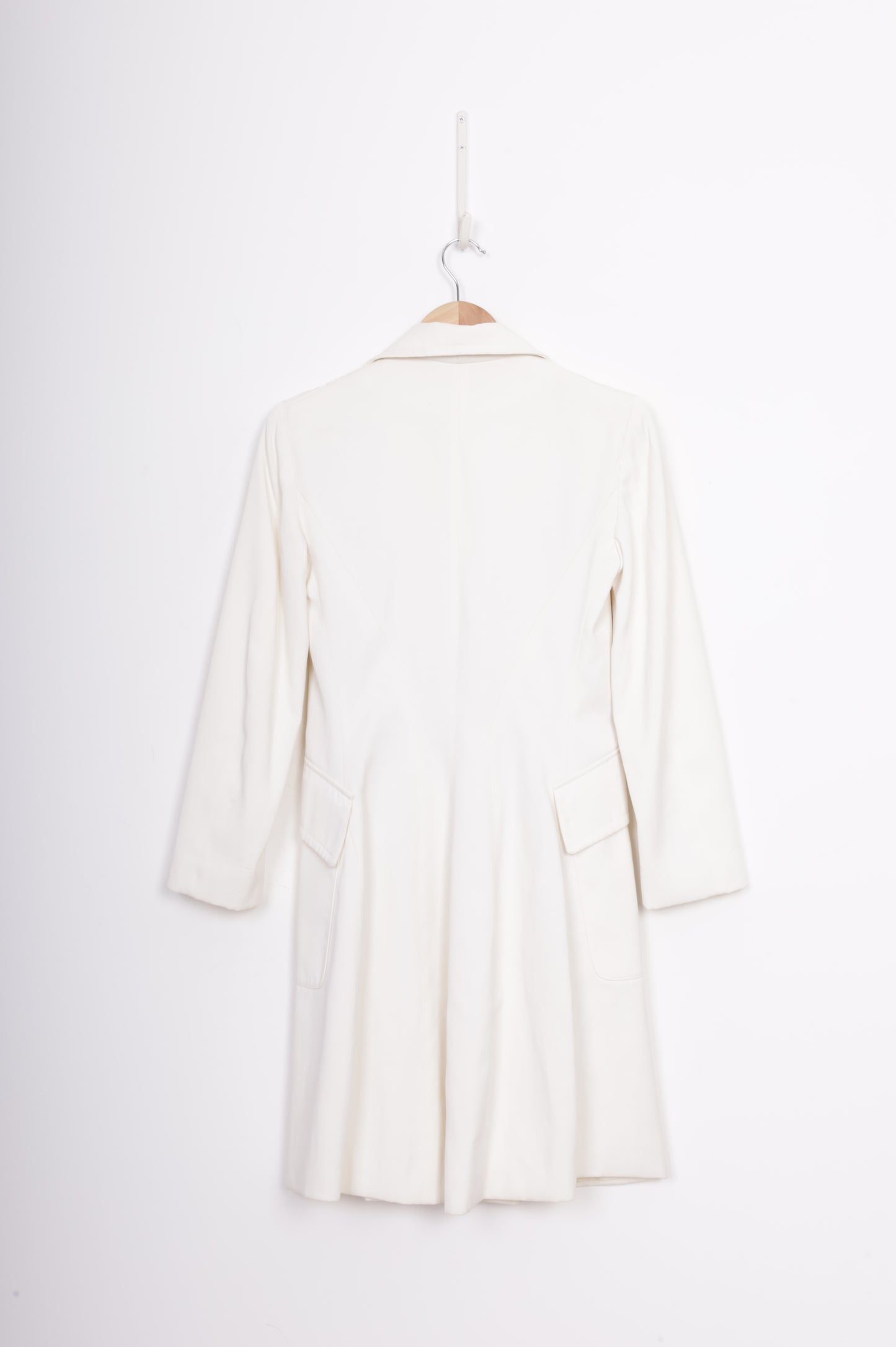 Vanessa Bruno Womens Cream Coat Size N/S