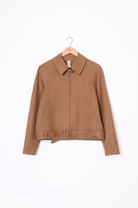 Sylvester Womens Brown Jacket Size 8