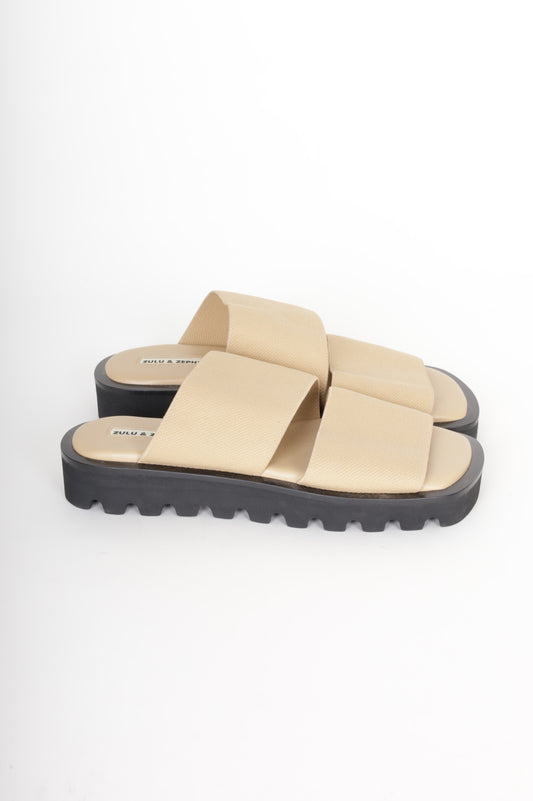 Zulu & Zephyr Womens Beige Shoes Size EU 39