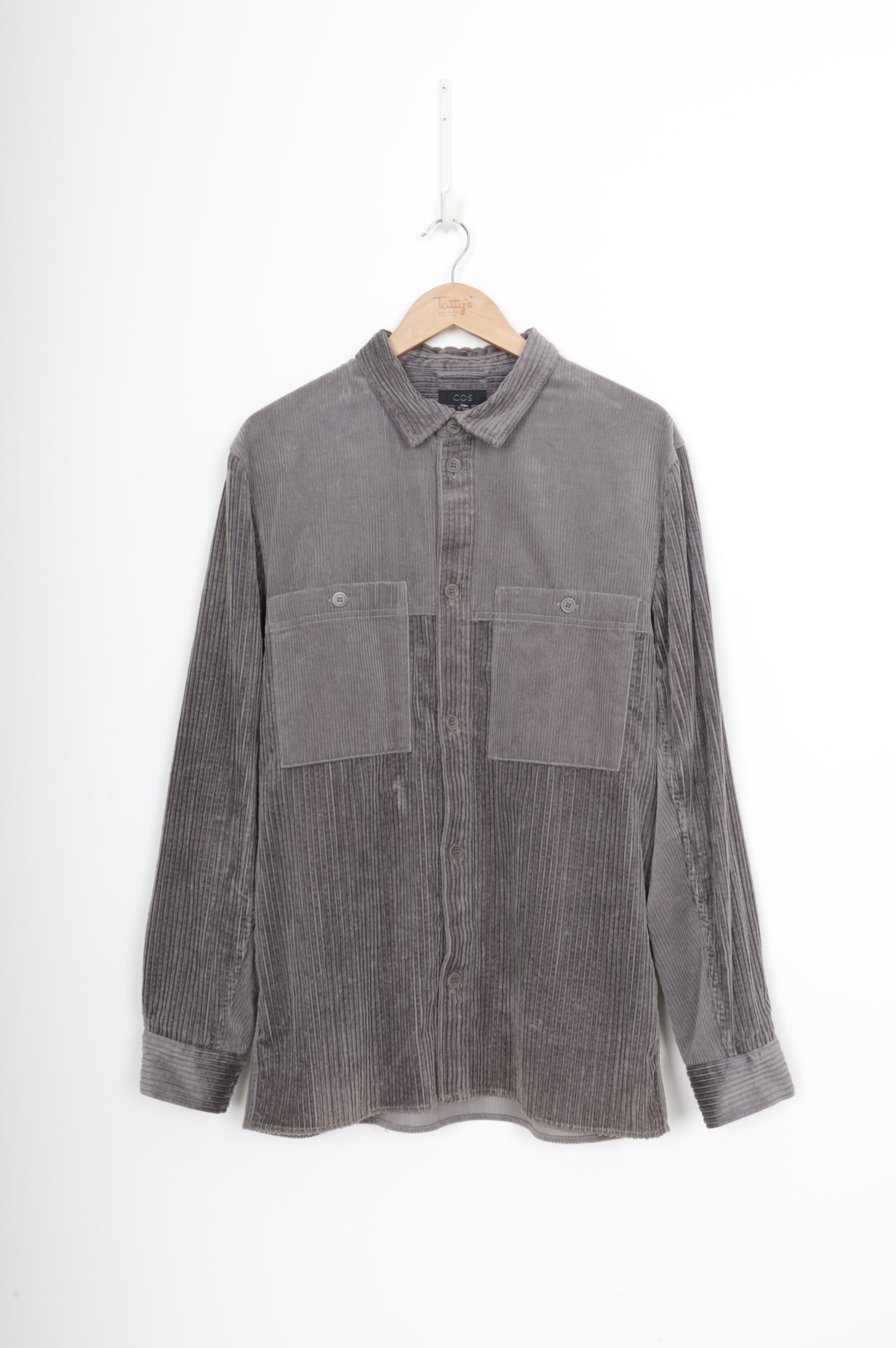 Cos Mens Grey Shirt Size M