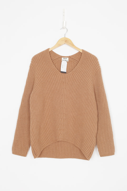 Acne Studios Womens Brown Jumper Size XXS
