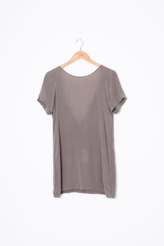 Moochi Womens Grey Top Size 8
