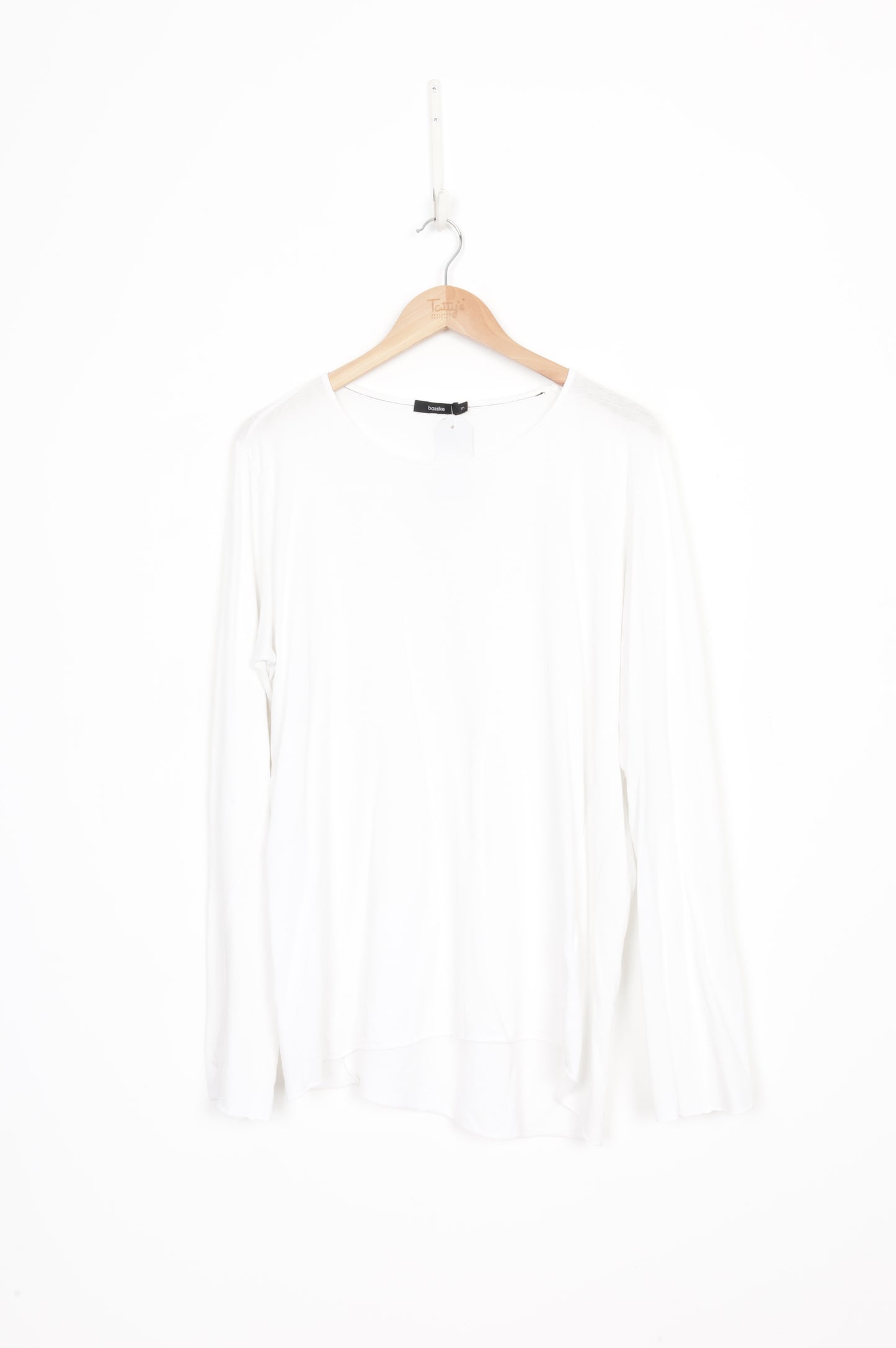 Bassike Womens White Top Size M