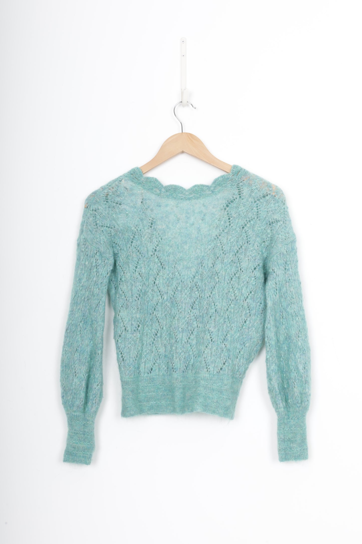 La Maille Sezane Womens Blue Top Size S