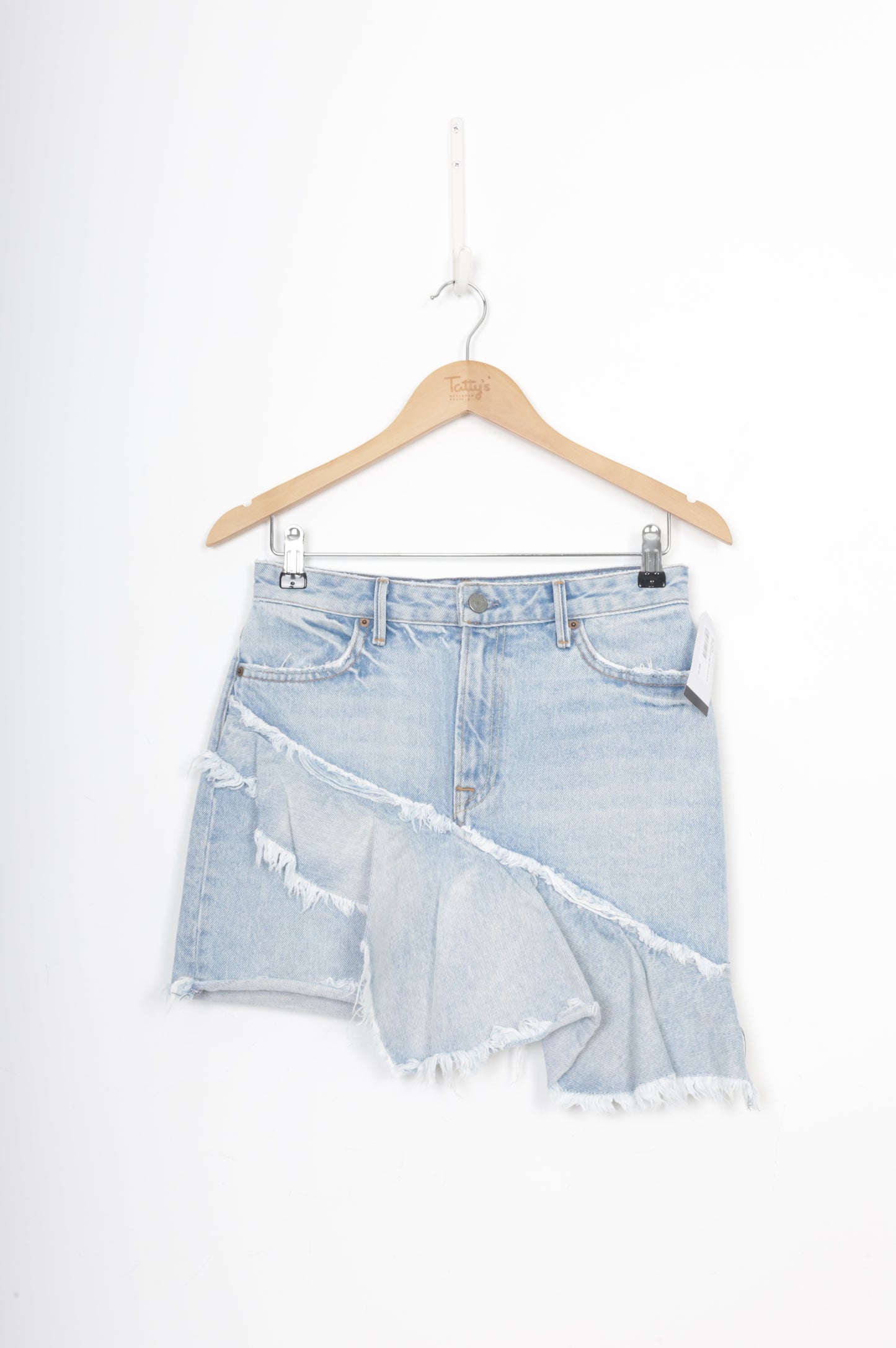 Grlfrnd Womens Blue Skirt Size W 26
