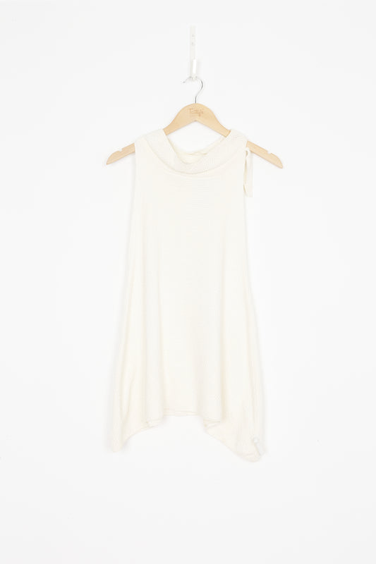 Marle Womens Cream Top Size M